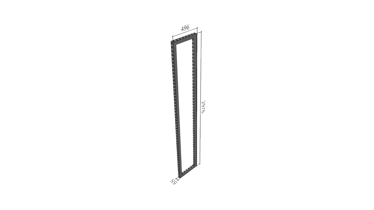 Aluvision – Omni-55 A3 Rahmen 0496*2976 A mieten