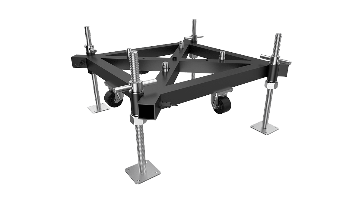Global Truss – Base New Style f F34/F44 m Rollen Stahl mieten