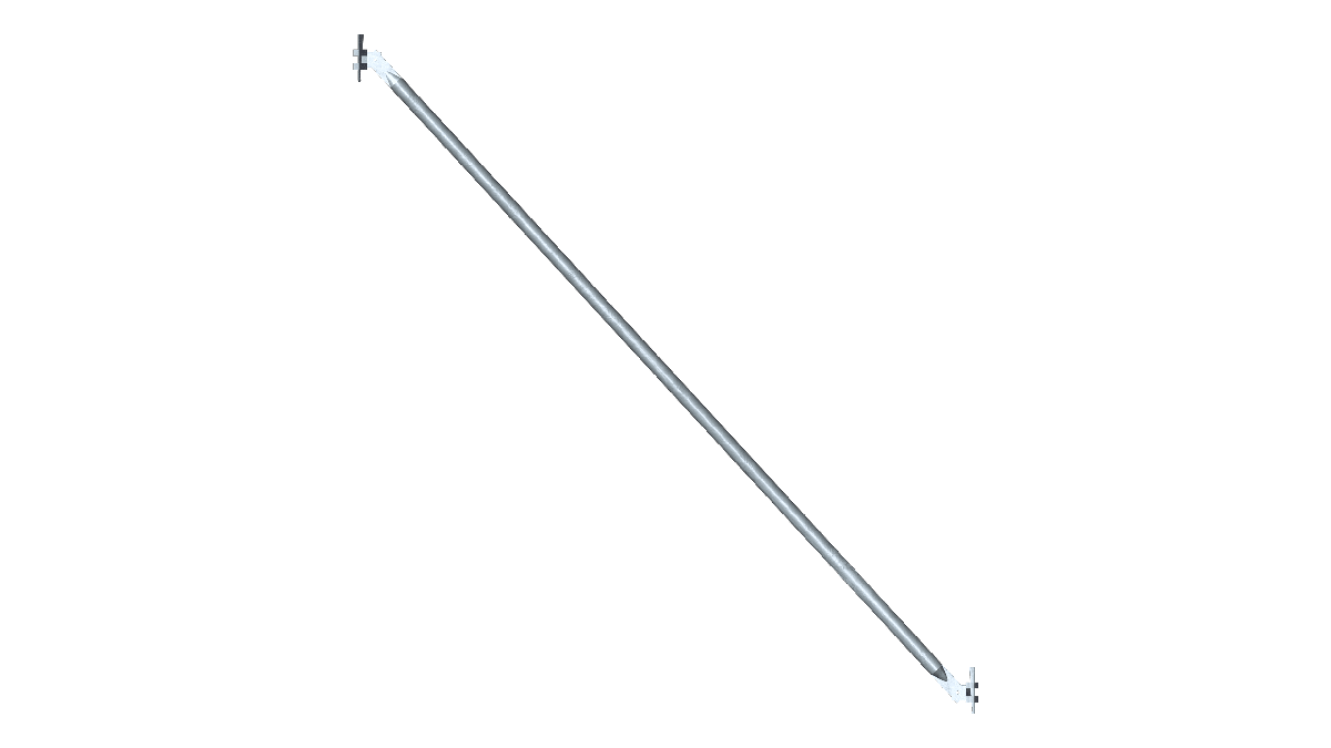 Layher – Diagonale 2,0m x 2,0m Höhe mieten