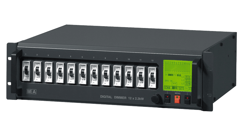 MA Lighting – Digital Dimmer 12 x 2,3 KW im 19″ 3 HE Case (CEE 32A) mieten