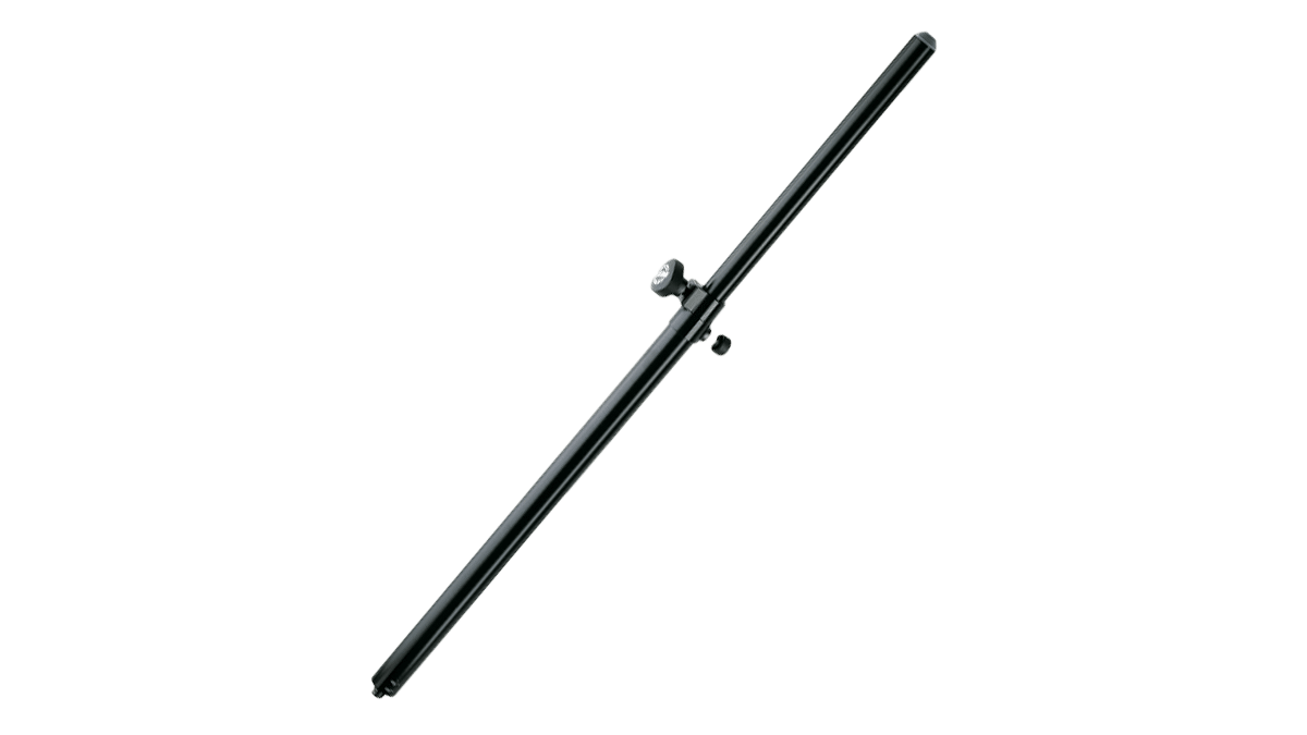 K&M – 26736 | Boxen Distanzstange | Gewinde, Höhe: 109 bis 179cm, schwarz, passe mieten