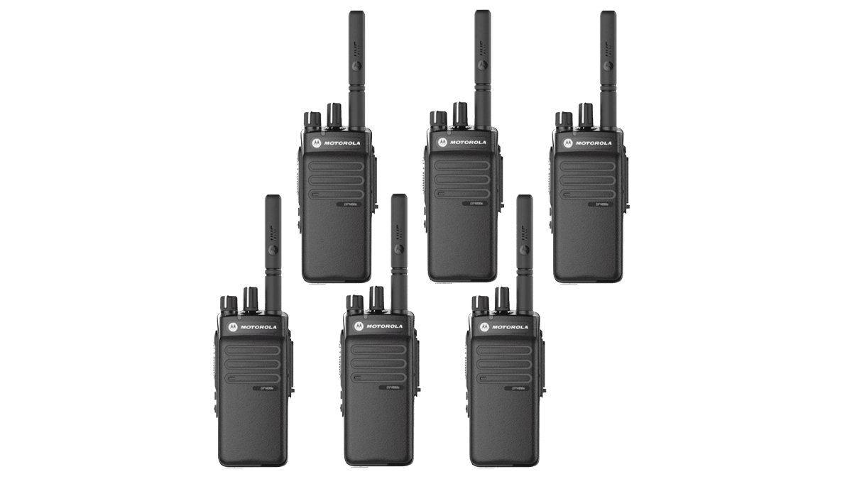Motorola – Handfunkgeräte Digital 6-er Set 8 Kanäle mieten