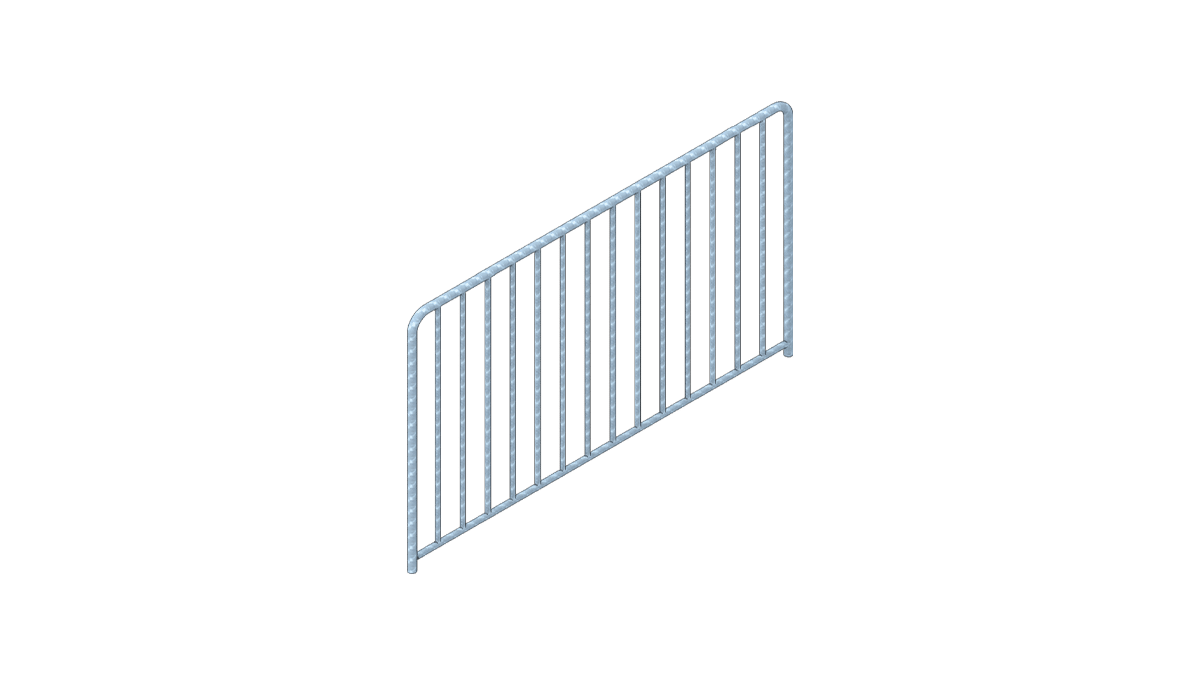 nivtec – Stabsicherheitsgeländer 185 cm x 110 cm mieten