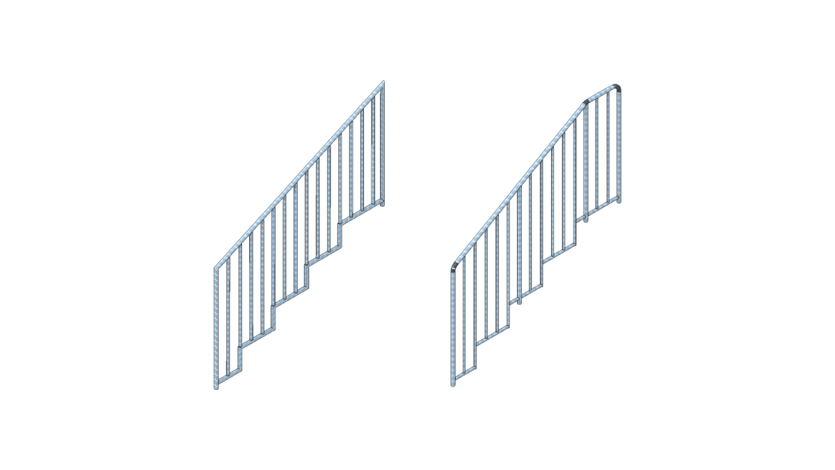 nivtec – Stabsicherheitstreppengeländer 5 Stufen 175 cm x 110 cm mieten