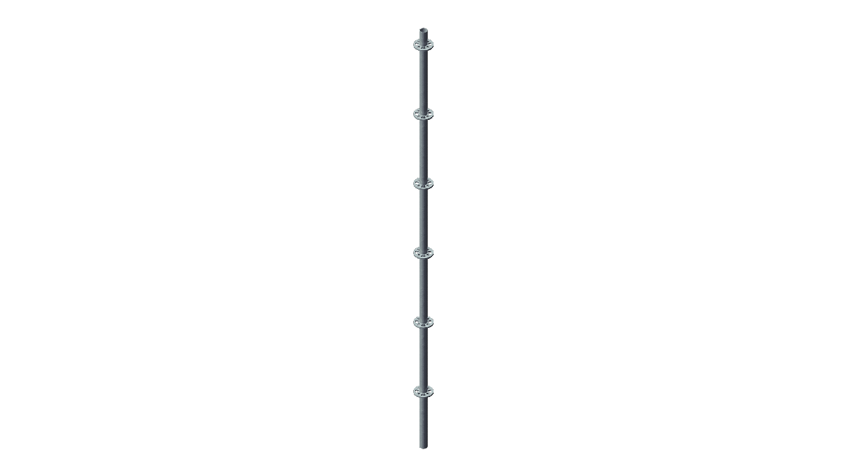 Layher – Stiel 3,0m ohne Rohrverbinder mieten