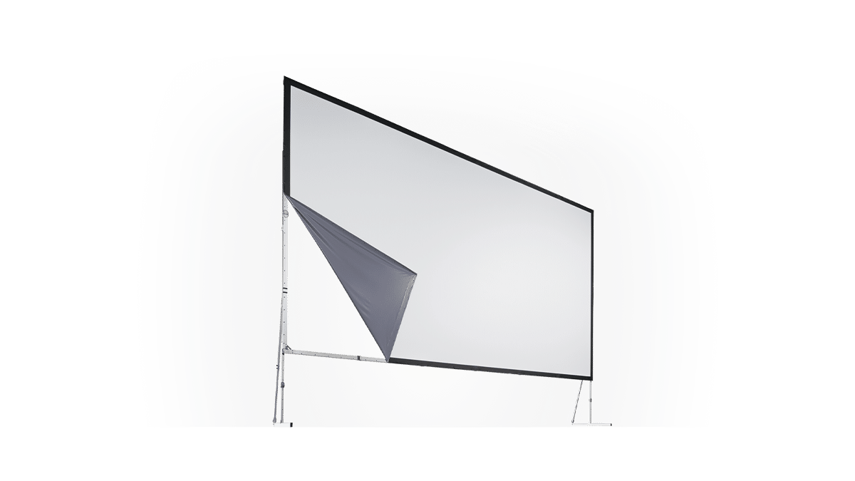 AV Stumpfl – Leinwand Monoblox 32 Aufprotuch | 4:3 | 264×203 cm | Bild: 244×183 mieten