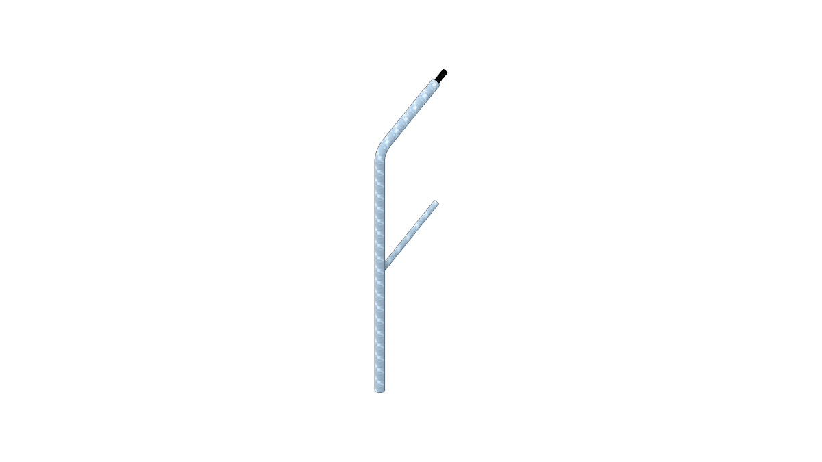 nivtec – Sicherheitsgeländer Treppe, H: 100 cm, Anfangsstück mieten
