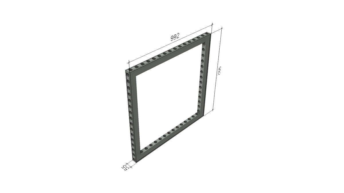 Aluvision – Omni-55 A3 Rahmen 0992*0992 A mieten