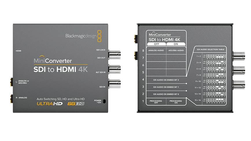 Blackmagic Design – Mini Converter SDI to HDMI 4K mieten