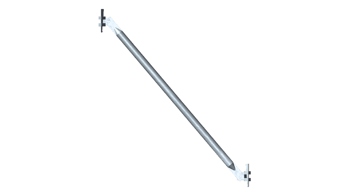 Layher – Diagonale 1,0m x 1,0m Höhe mieten
