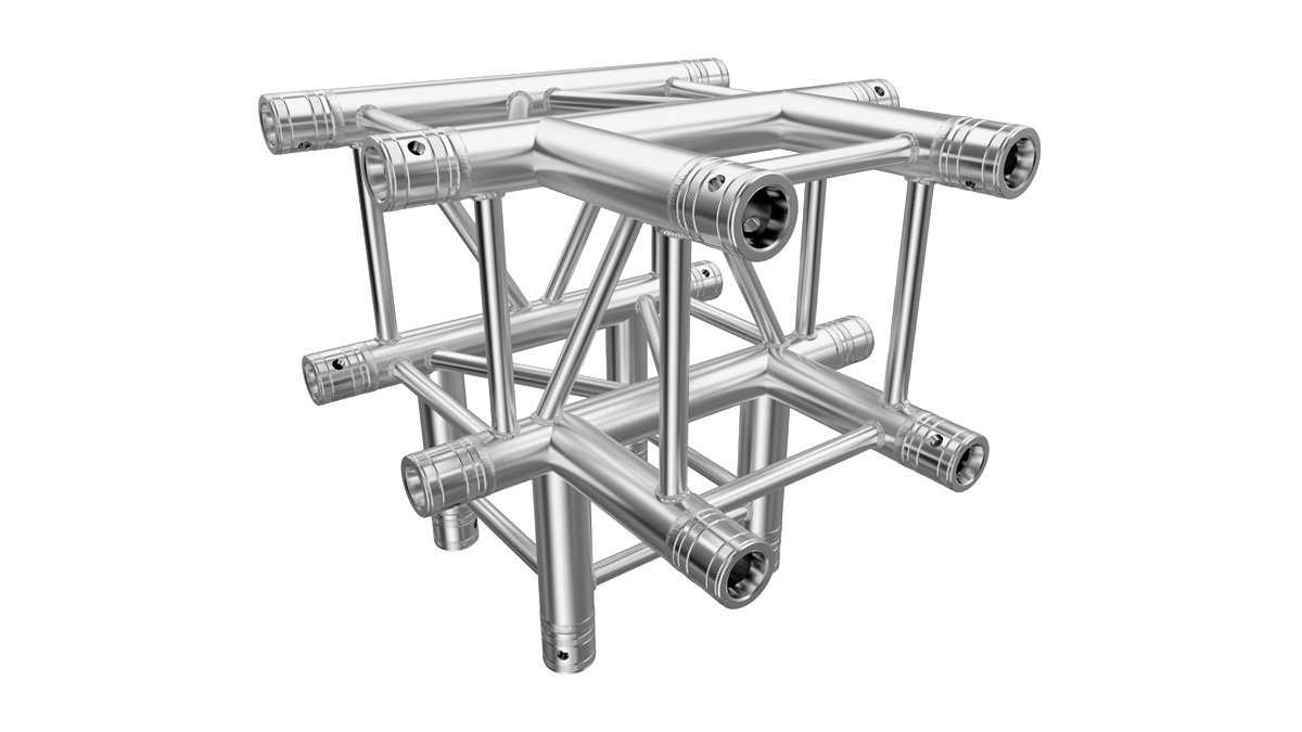 Global Truss – F34 T 4-Weg T40 mit Abgang mieten