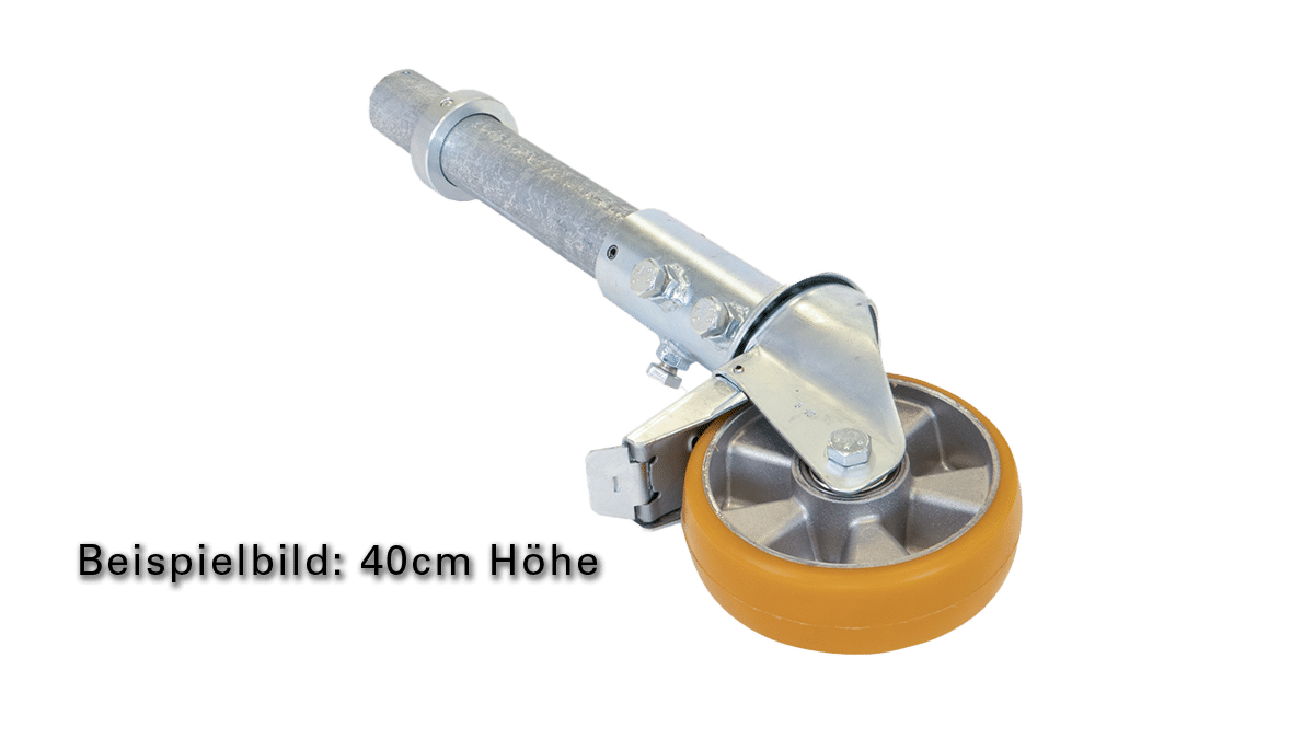 nivtec – Verlängerungsadapter für Transportrollen BH 40cm mieten