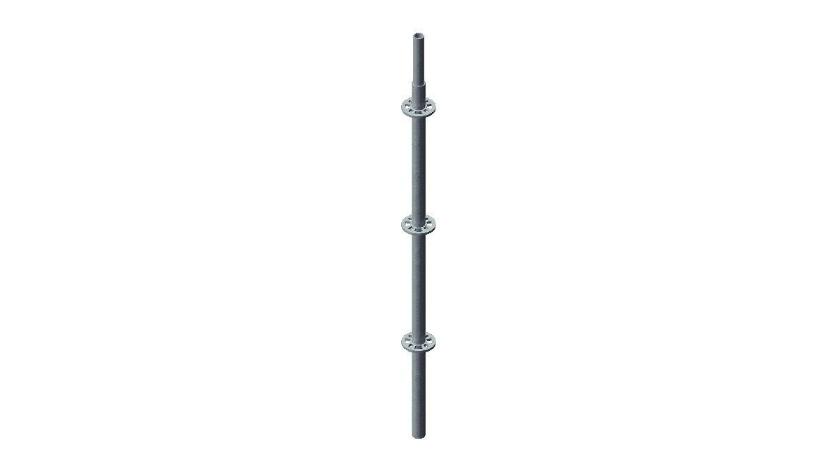 Layher – Stiel 1,5m mit Rohrverbinder mieten
