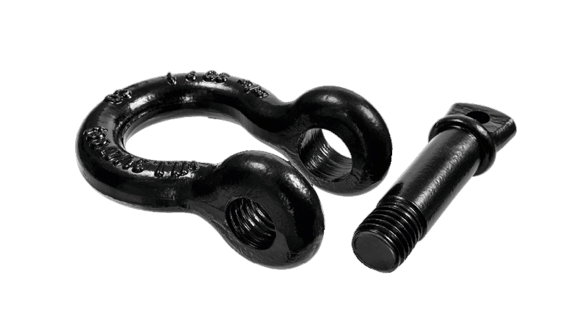 Schäkel hochfest WLL 3,25 t Augbolzen Blackline schwarz mieten