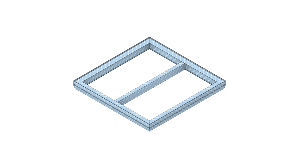 nivtec – Systempodest 100cm x 100 cm Leerrahmen mieten
