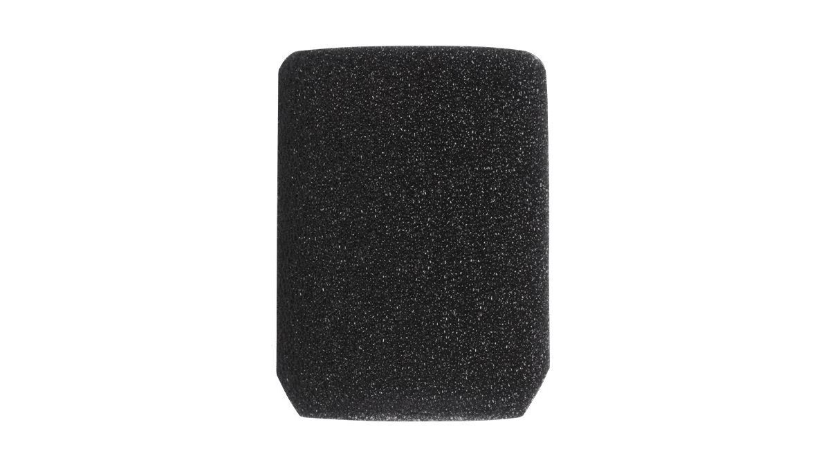 Shure – A85WS Windschutz, schwarz mieten bei Tecstage