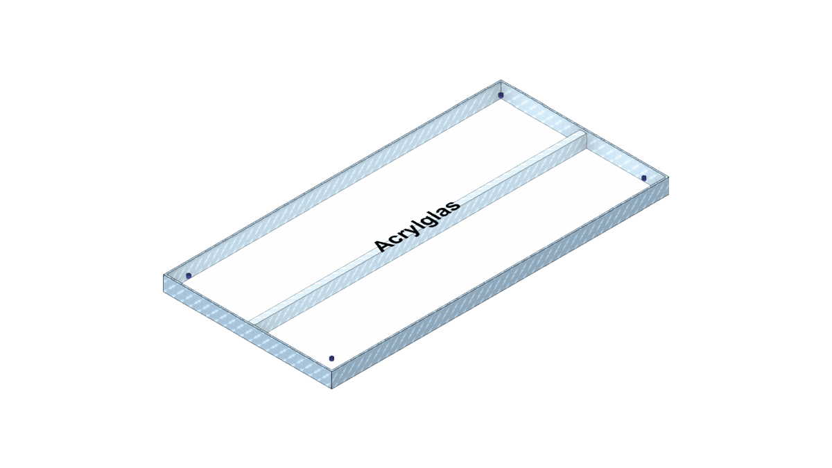 nivtec – Systempodest 200cm x 100cm mit Acrylglas mieten