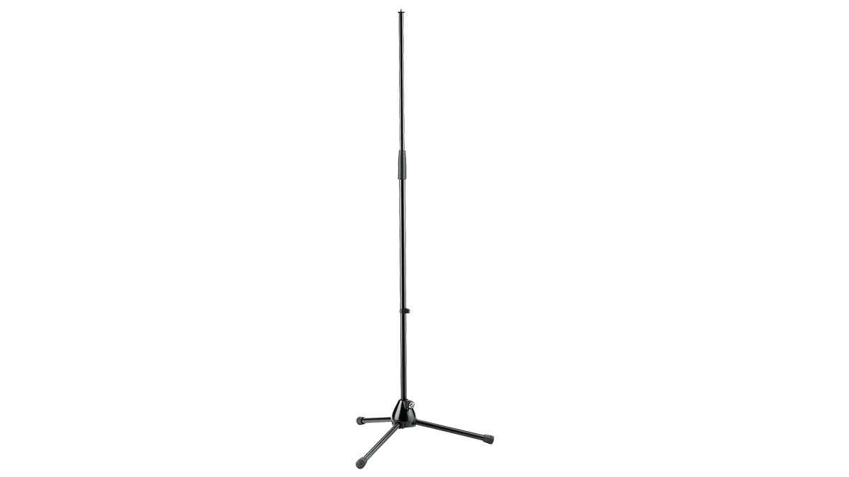 K&M – Mikrofonstativ schwarz hoch 210/2B 90-160cm mit Schwenkarm mieten
