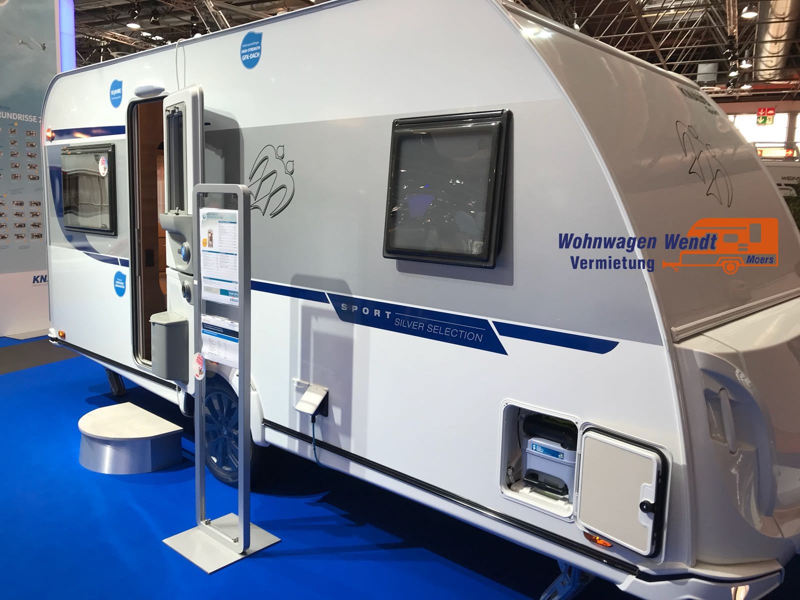 Wohnwagen Knaus Sport 450 FU Silver Selection - Klima, Mover und intelligentes Bremssystem!