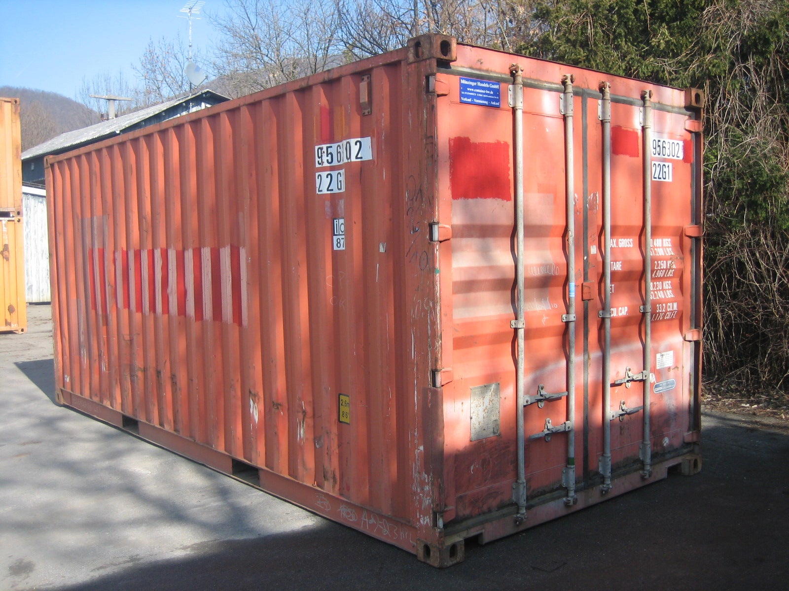 Lagercontainer 20ft, Mietcontainer