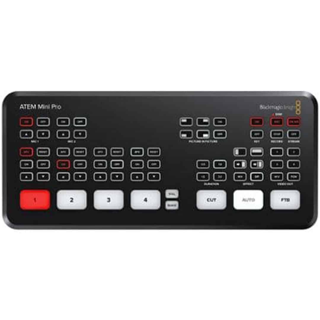Blackmagic ATEM Mini Pro – Produktionsmischer mieten bei INAT Event GmbH