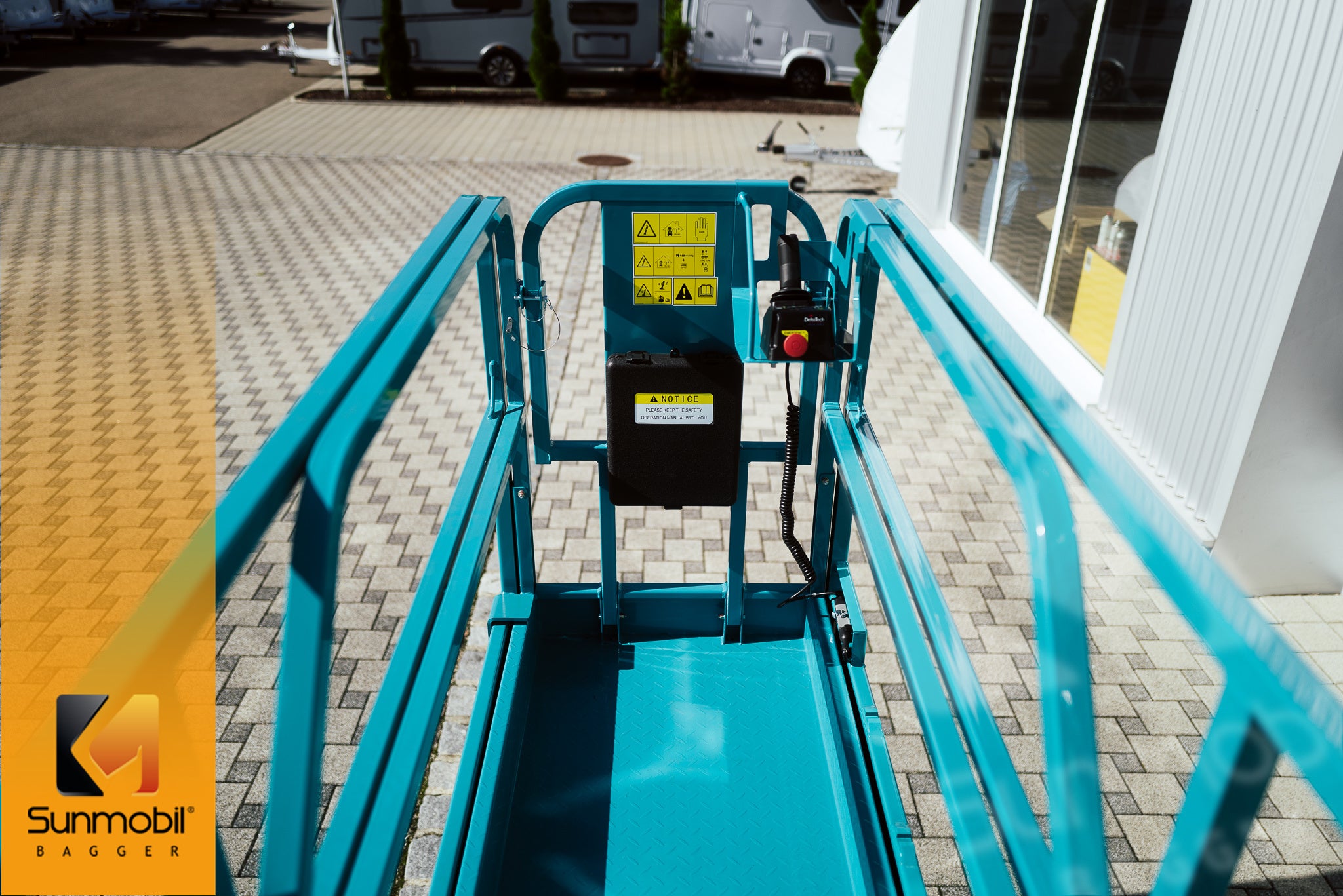 Scherenarbeitsbühne 10m elektrisch Sunward SWSL1008DC – 3