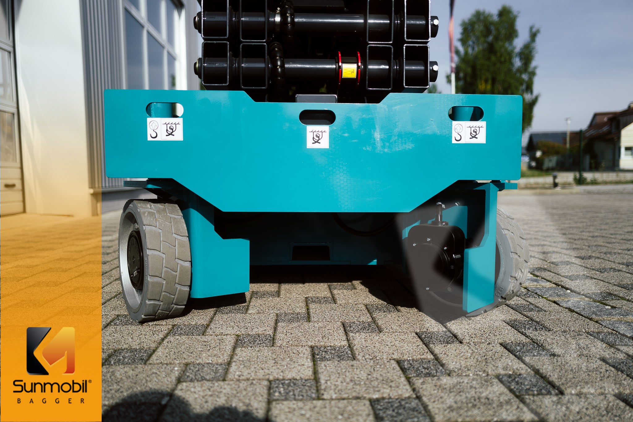 Scherenarbeitsbühne 12m elektrisch Sunward SWSL1212DC – 4