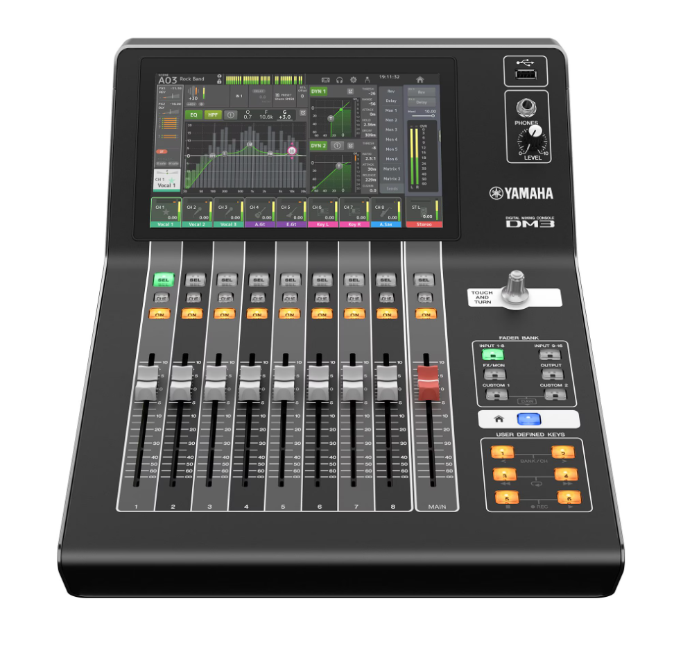 Tontechnik Katalog: Digital Live Mischpult Yamaha DM3, MIDAS MR32, Soundcraft EFX8, EPM6 MIXER