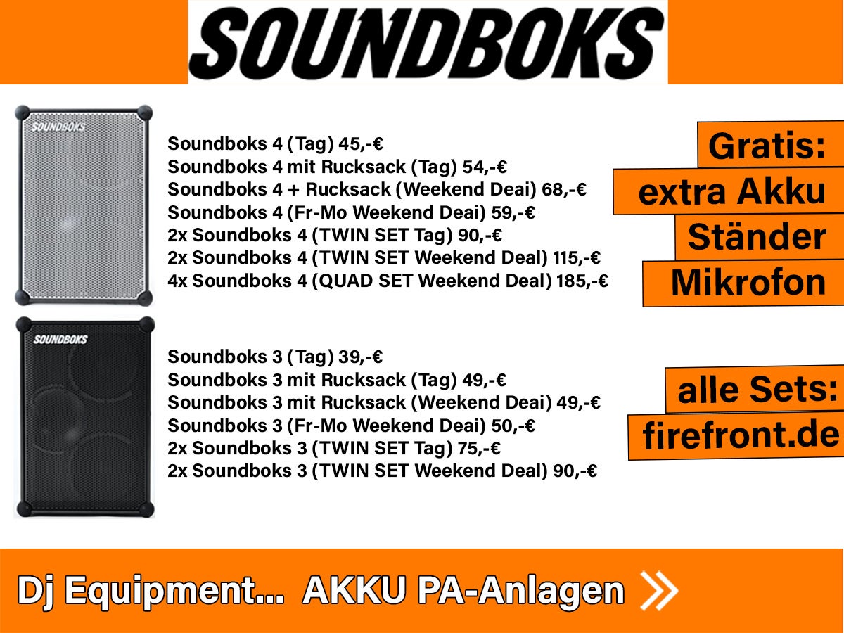 PA-Anlage, Tonanlage, Soundboks, Veranstaltungstechnik Mieten Berlin bei Firefront Licht Ton Veranstaltungen – 3