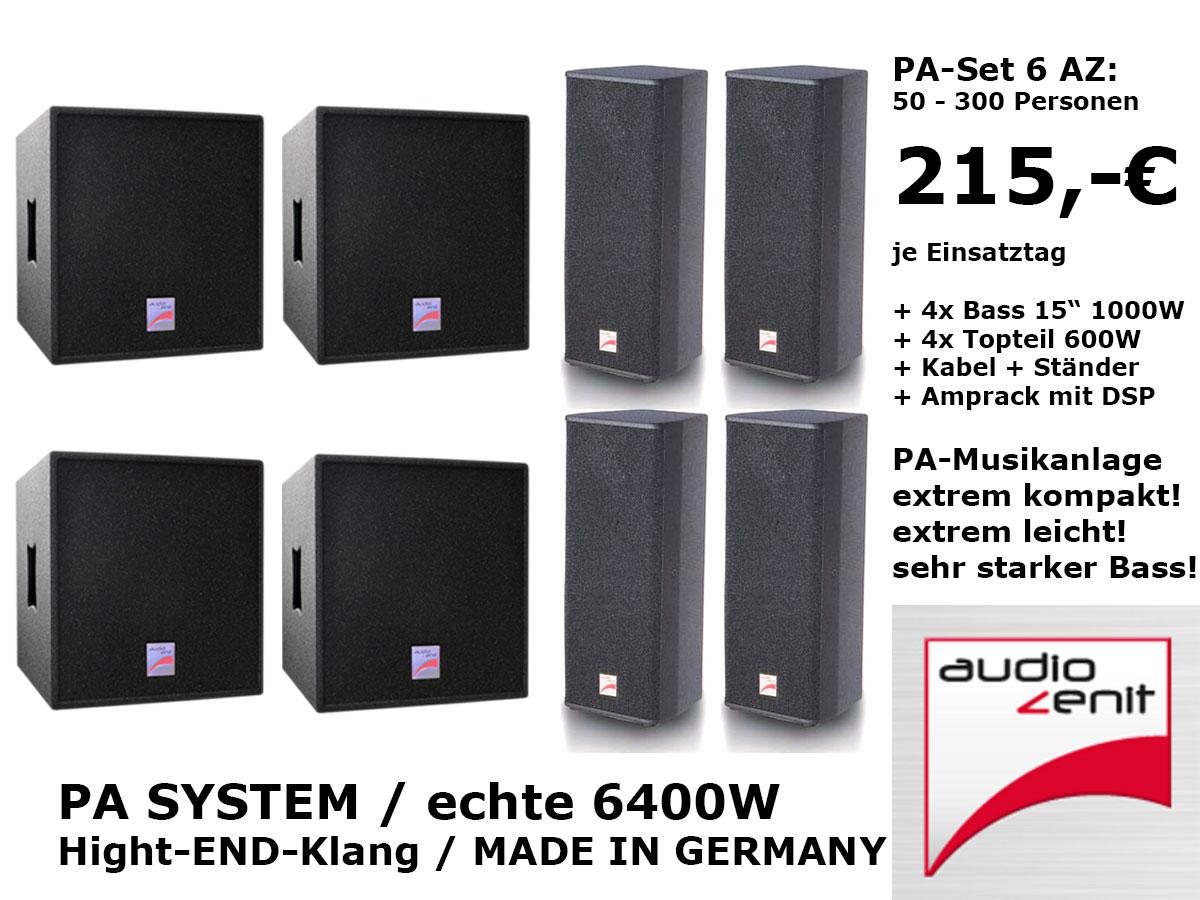 ⚡ PA Anlage, Musikanlage,✅ Qualität: MADE IN GERMANY , Audio Zenit, JBL, QSC, Soundboks, Tontechnik, Funkmikrofone Mieten Verleih – 2