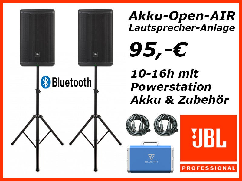 LKW & OPEN AIR: PA-ANLAGE, PA-SYSTEM, Lautsprecheranlage mit AKKU bis 500-3000 Teilnehmer für DEMOS, Kundgebungen – 4