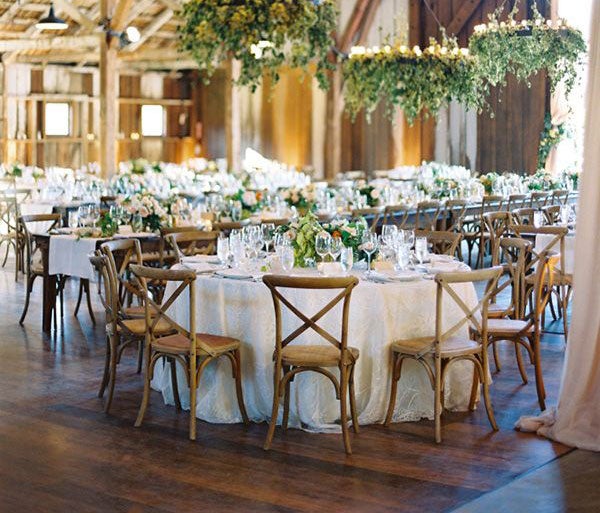 Stuhl Crossback Holzstuhl Hochzeit Holz – 2