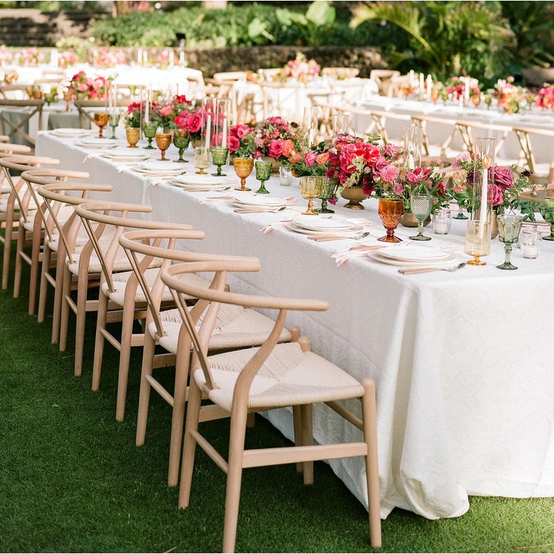 Stuhl WISHBONE Holz Holzstuhl Hochzeit Event – 3