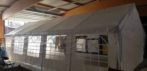 Zeltpavillon 10 x 5m / Schnellaufbauzelt / Partyzelt / Festzelt / Gartenzelt
