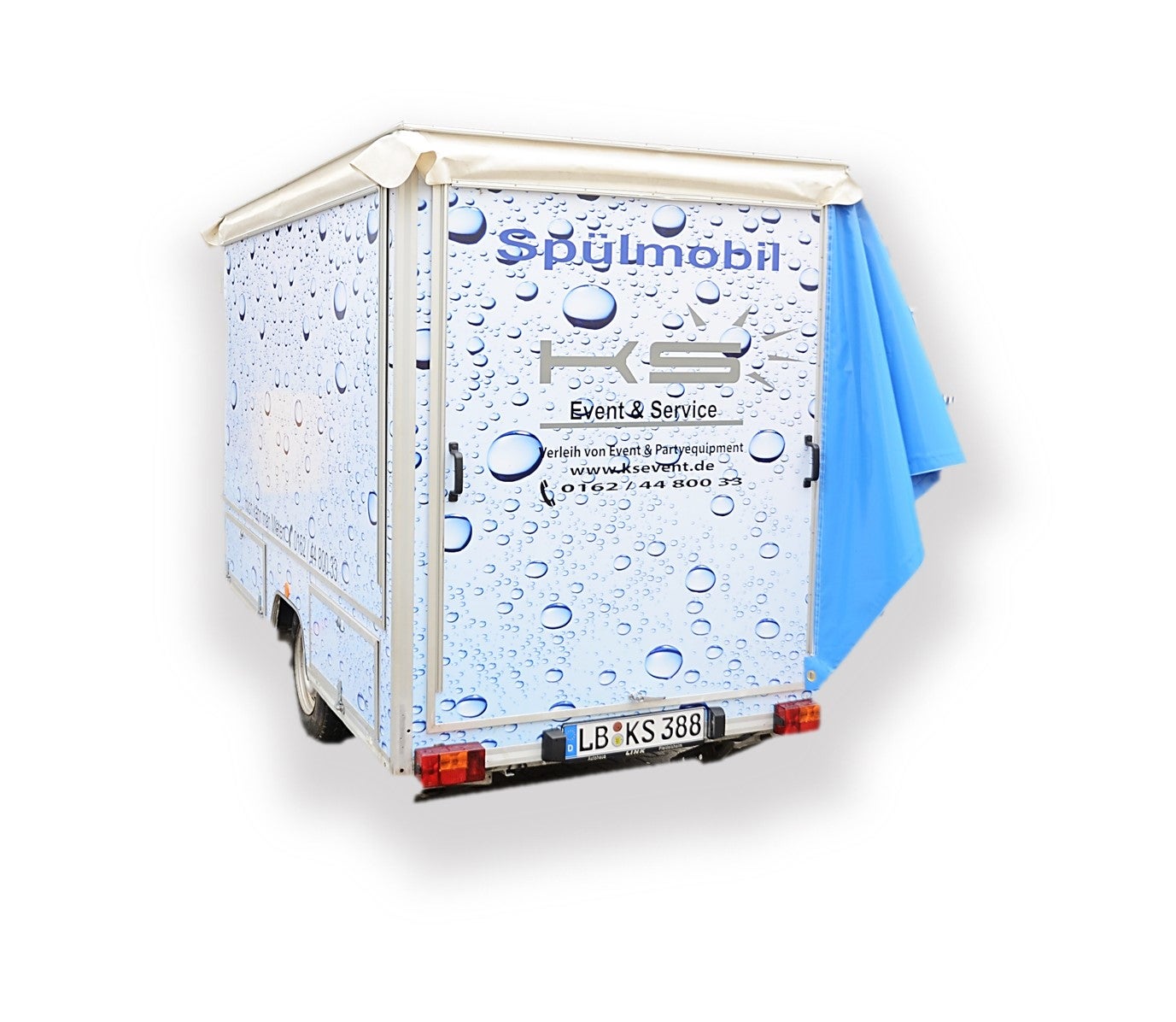Spülmobil / Spülanhänger / Geschirrmobil / Geschirrspülmobil / Spülmaschine / Gläserspüle