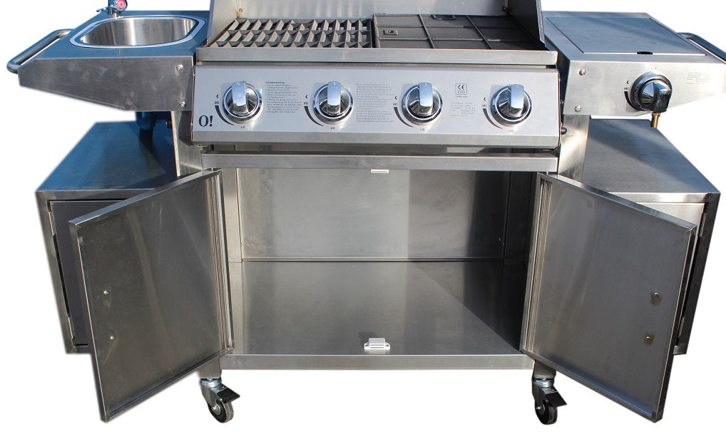 Profi Outdoor Edelstahl Gasgrill – 3