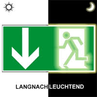 Notausgangsbeschilderung / Notausgangsschild / Notausgang / Fluchtweg / Beschilderung