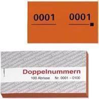 Doppelnummern / Garderobenmarken