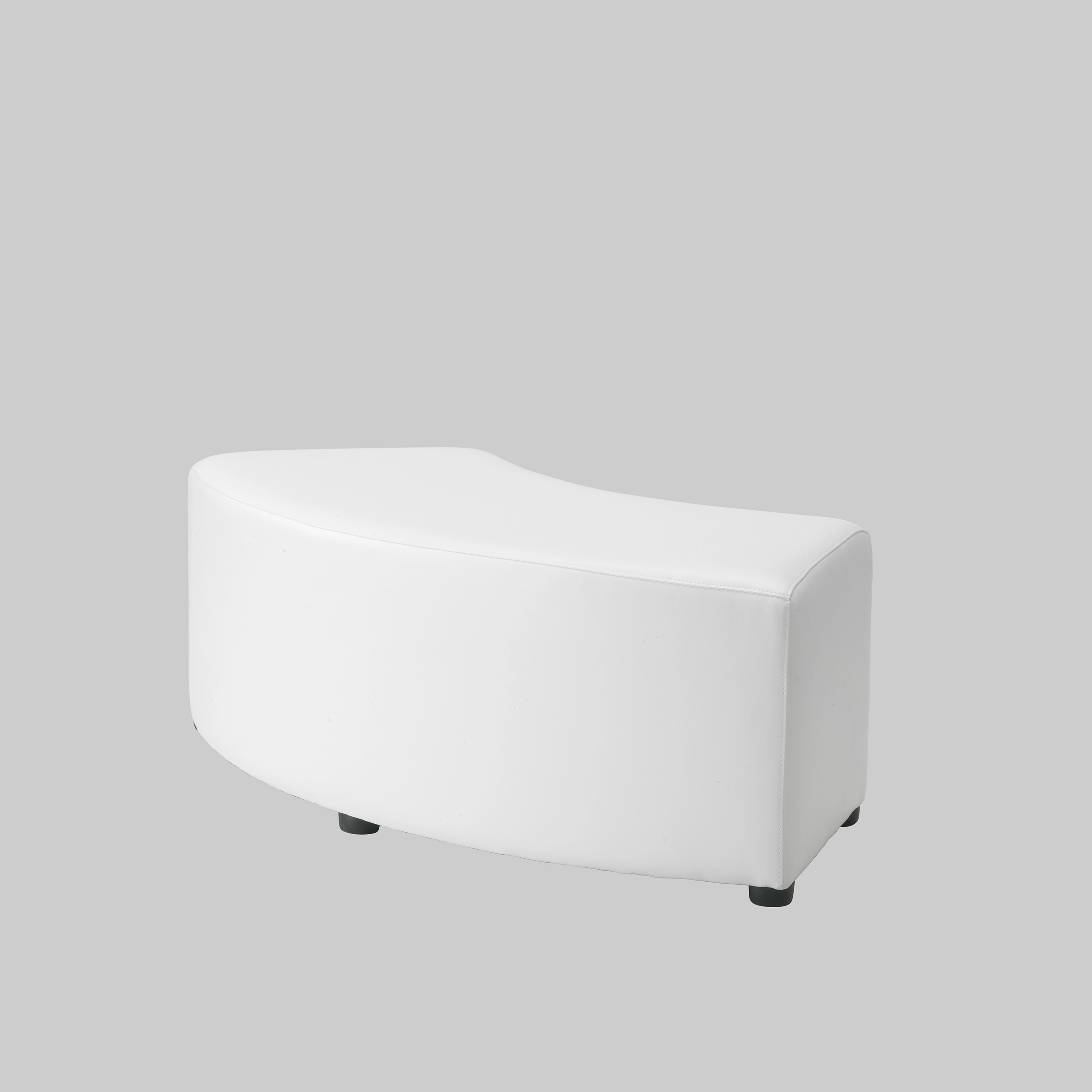 Sesselelement ROUNDED Weiss mieten bei ADEXPO