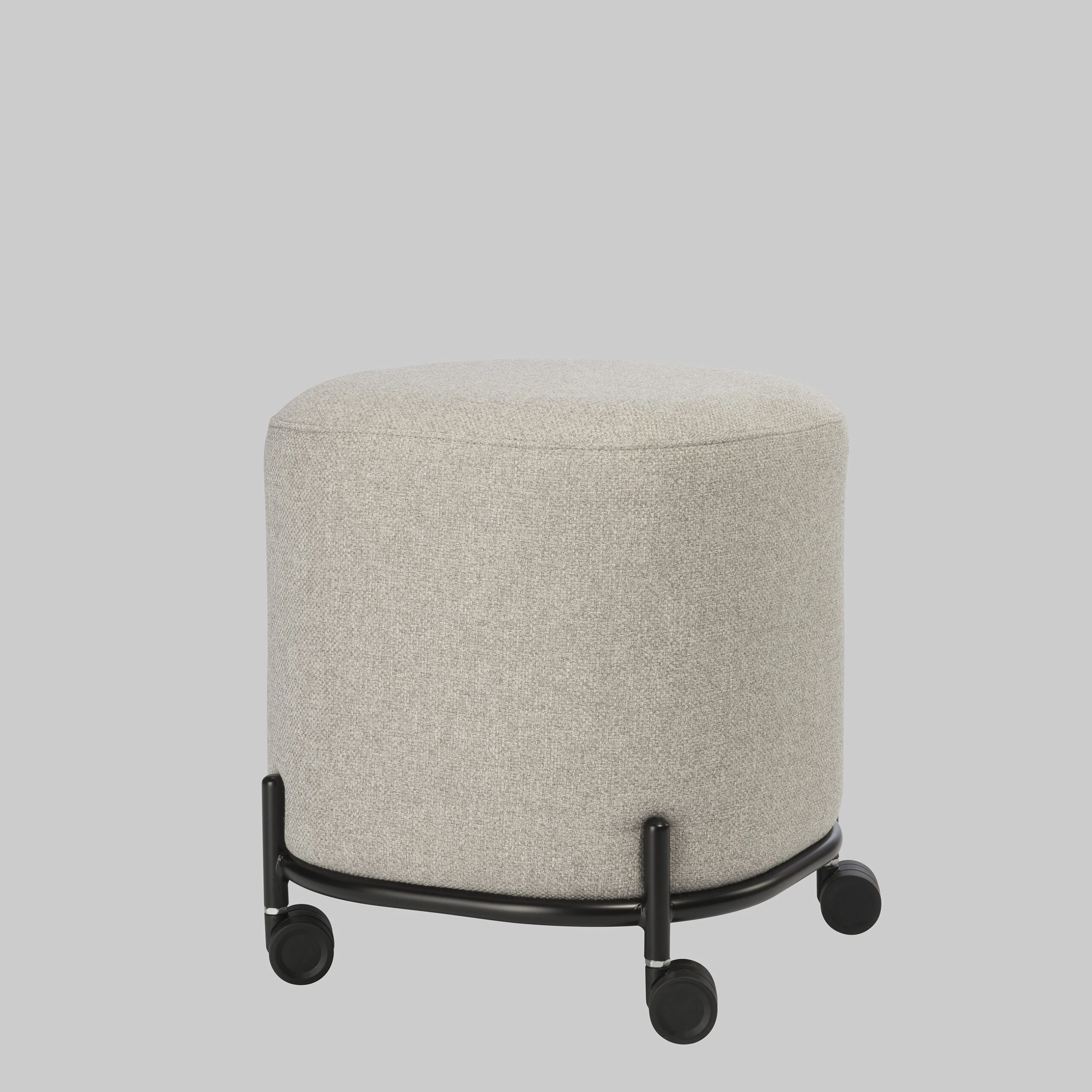 Hocker NORA BB186 Hellgrau / Schwarz mieten bei ADEXPO