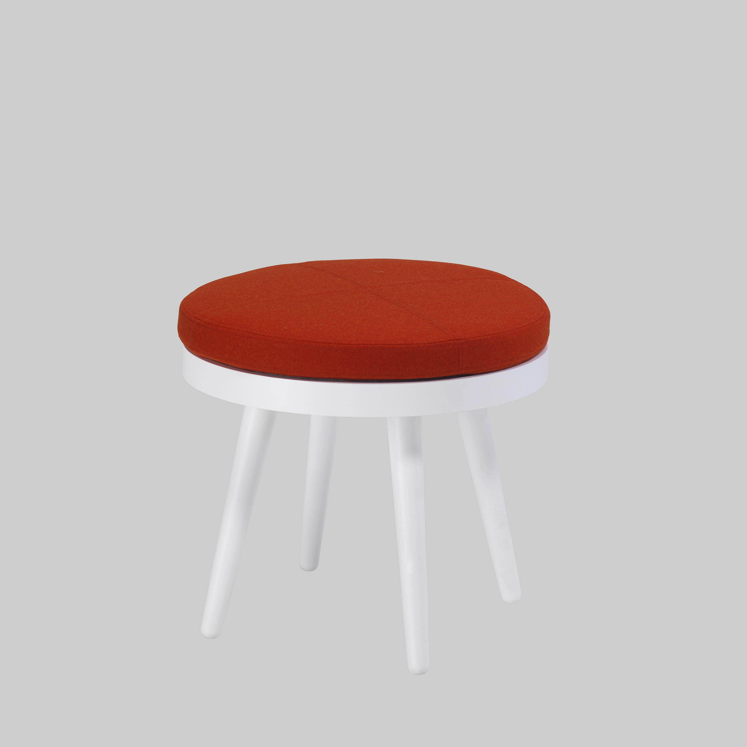 Hocker ALMA Rot / Weiss mieten bei ADEXPO