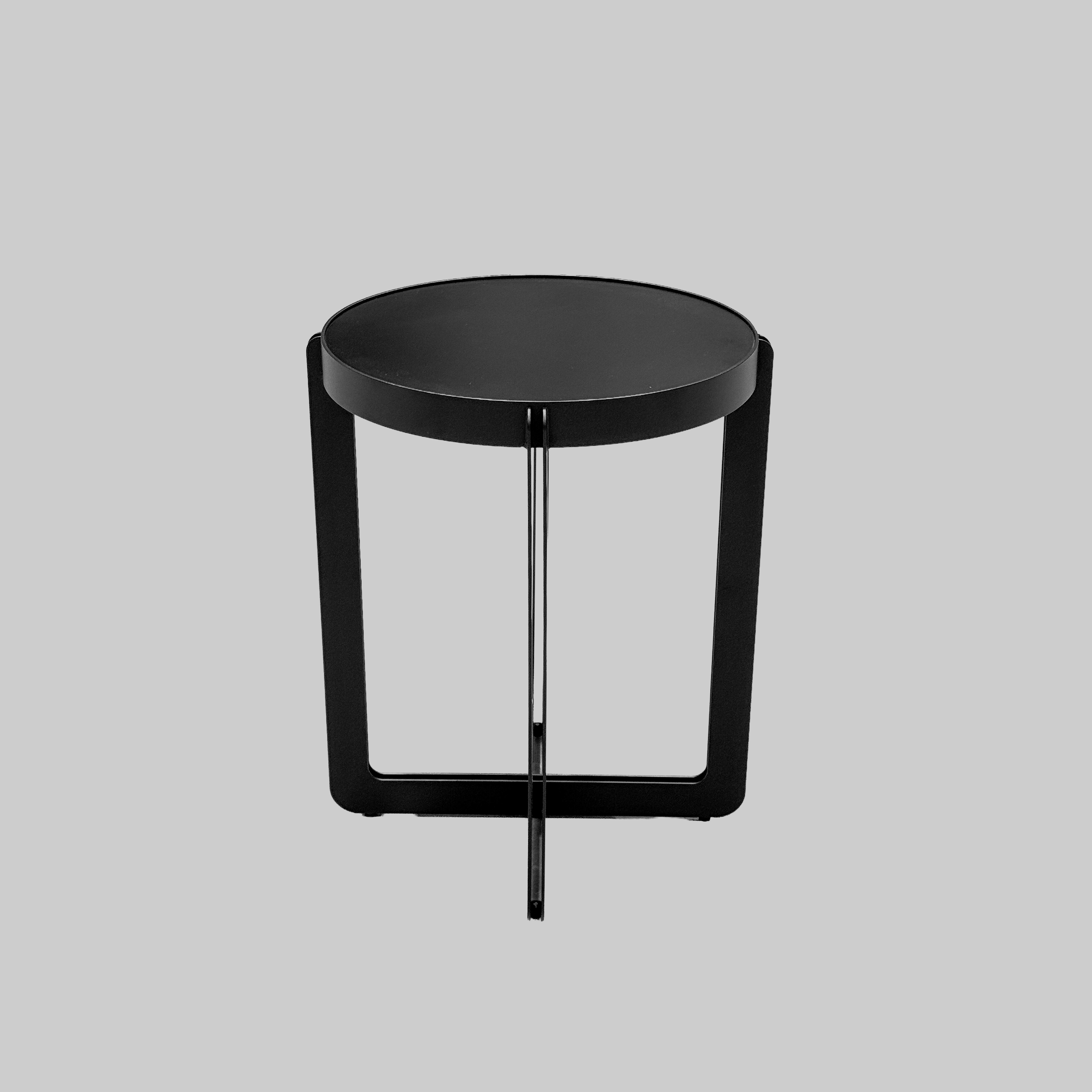 Beistelltisch OVERA SIDE H52 Schwarz / Schwarz mieten bei ADEXPO