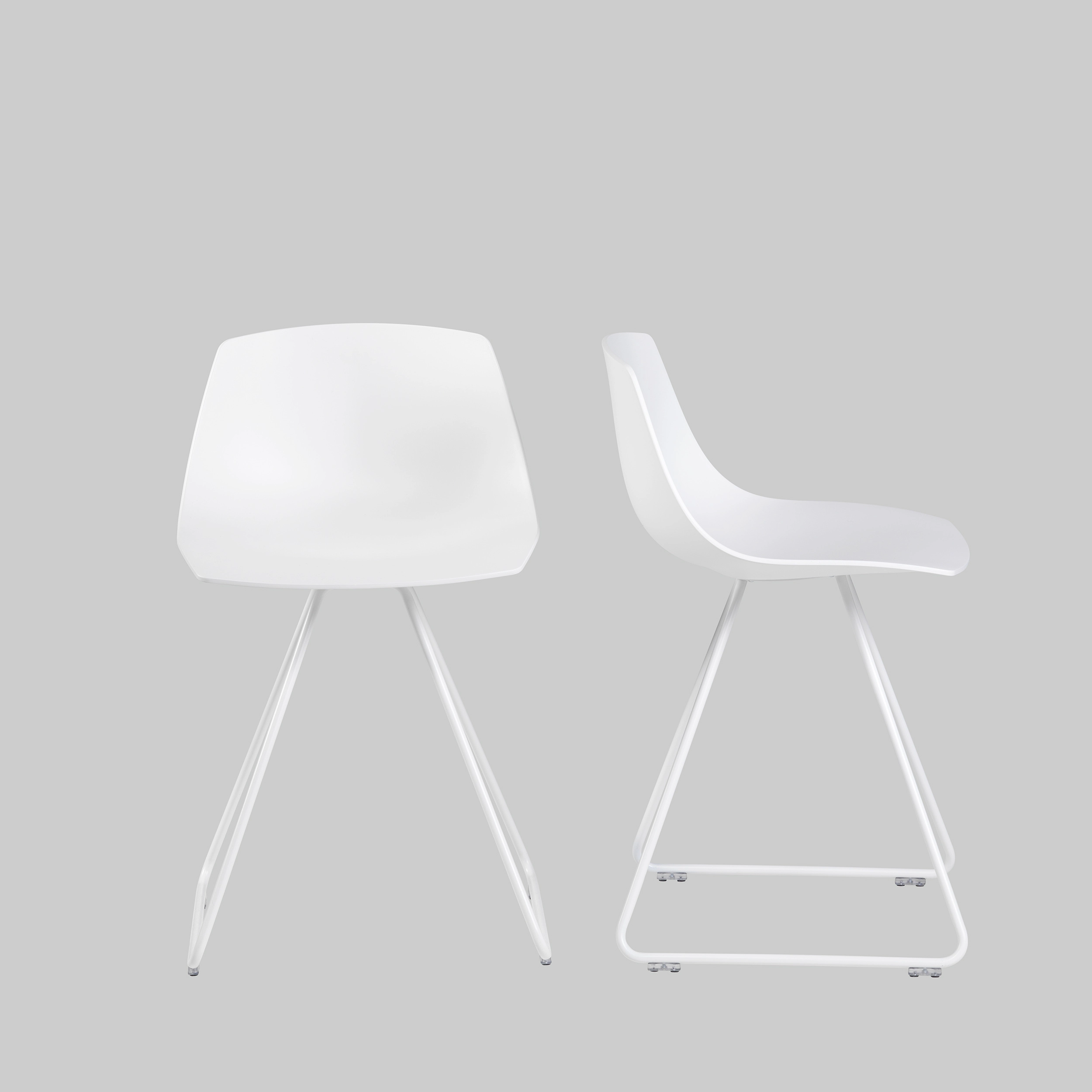 Stuhl MIUNN Weiss / Weiss mieten bei ADEXPO