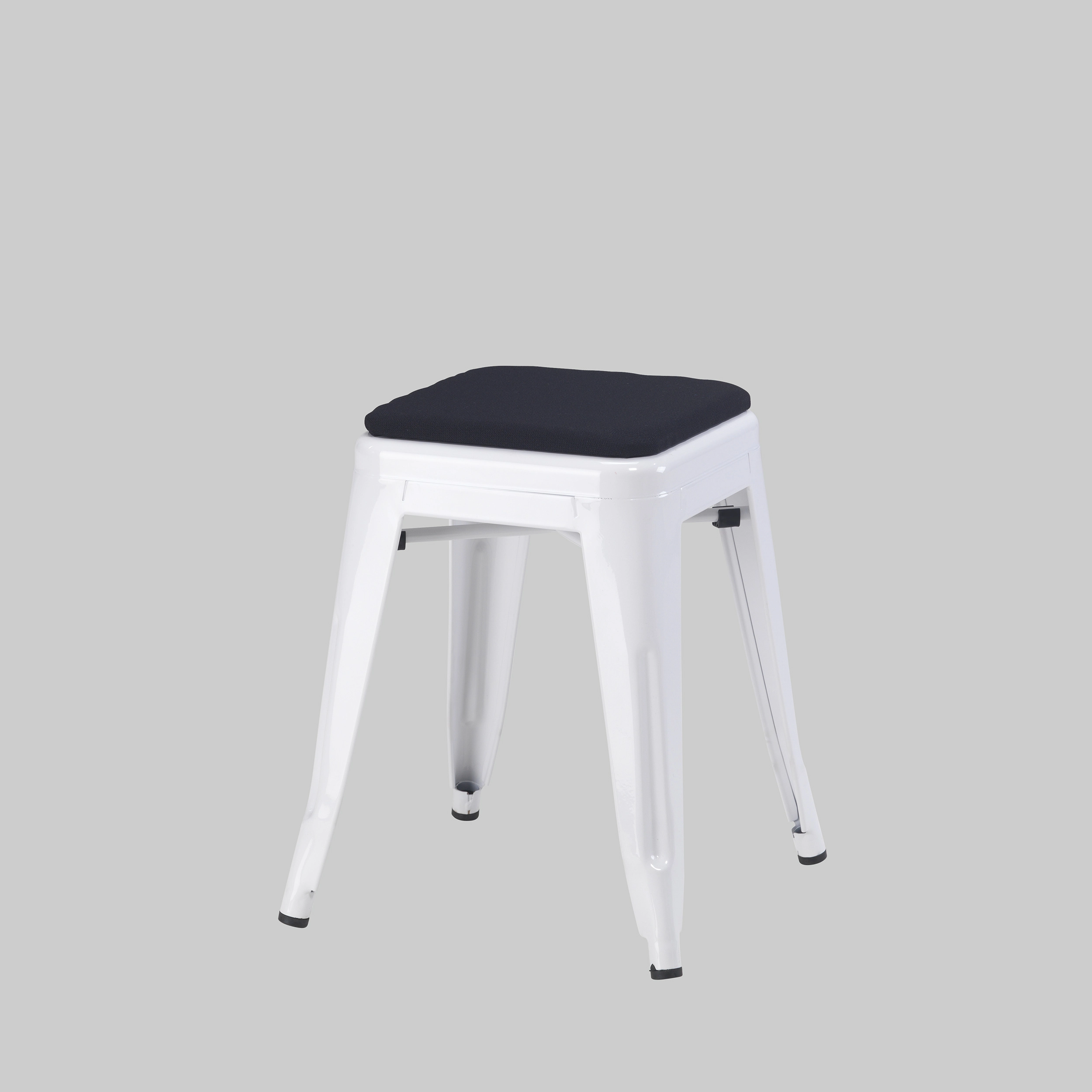 Hocker FRAGA Schwarz / Weiss mieten bei ADEXPO