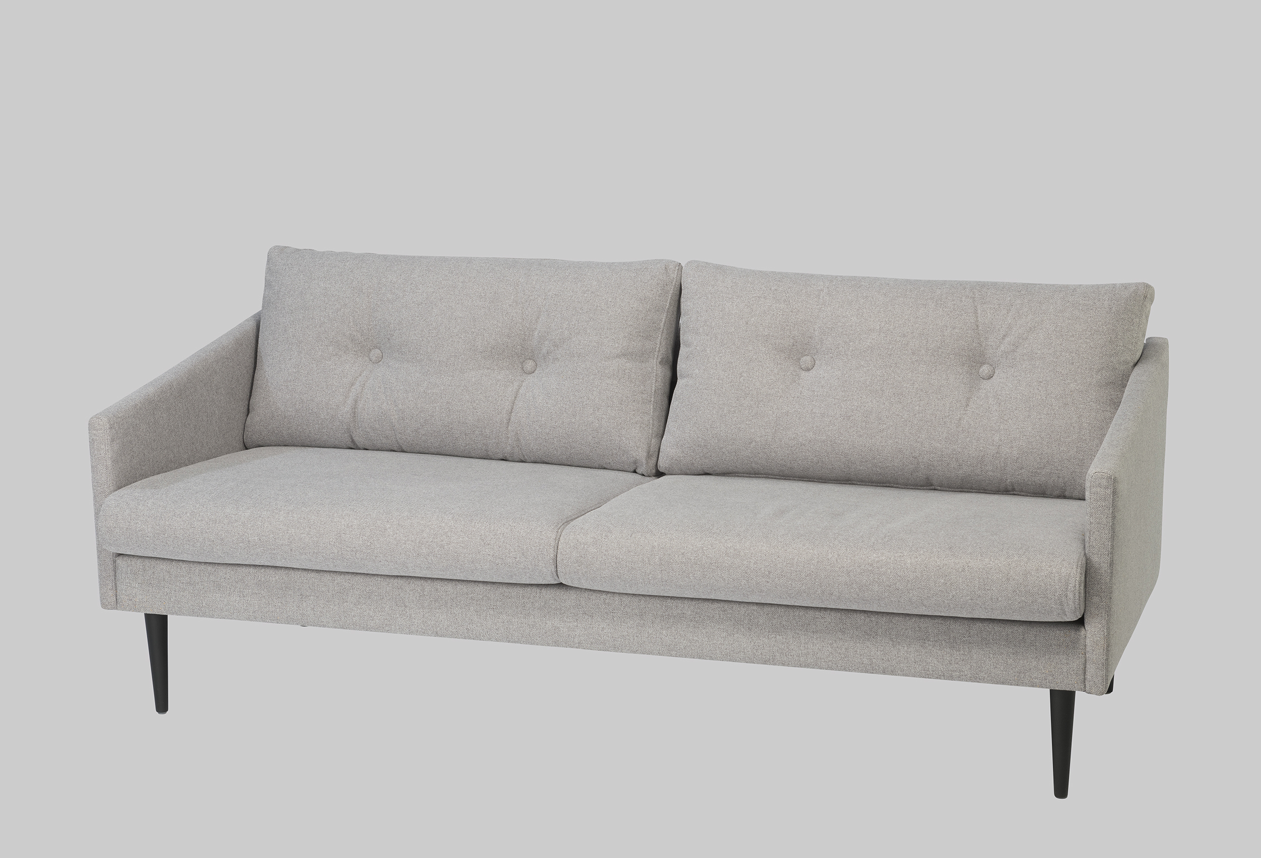 Sofa SVEG 3 Hellgrau / Schwarz mieten bei ADEXPO