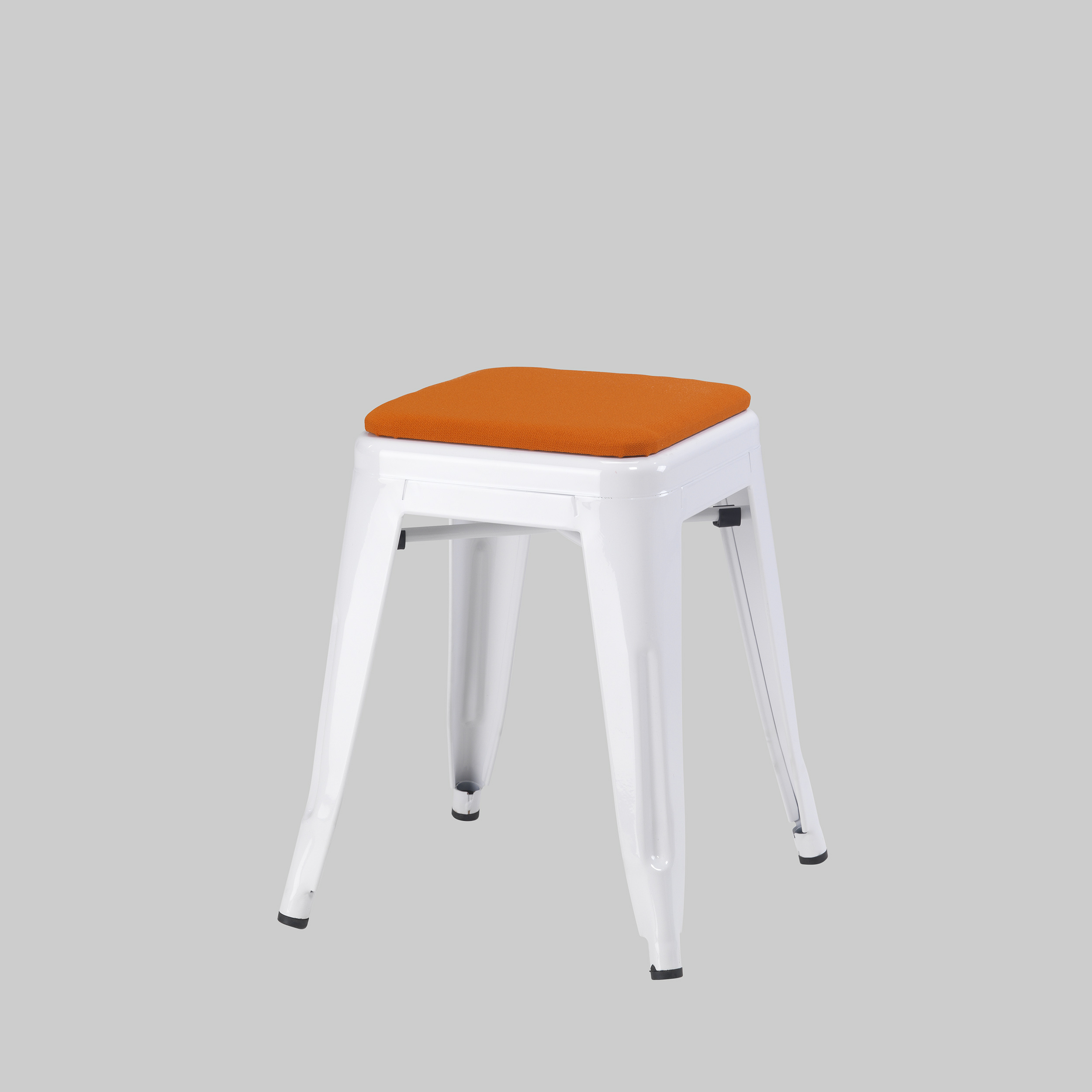 Hocker FRAGA Orange / Weiss mieten bei ADEXPO