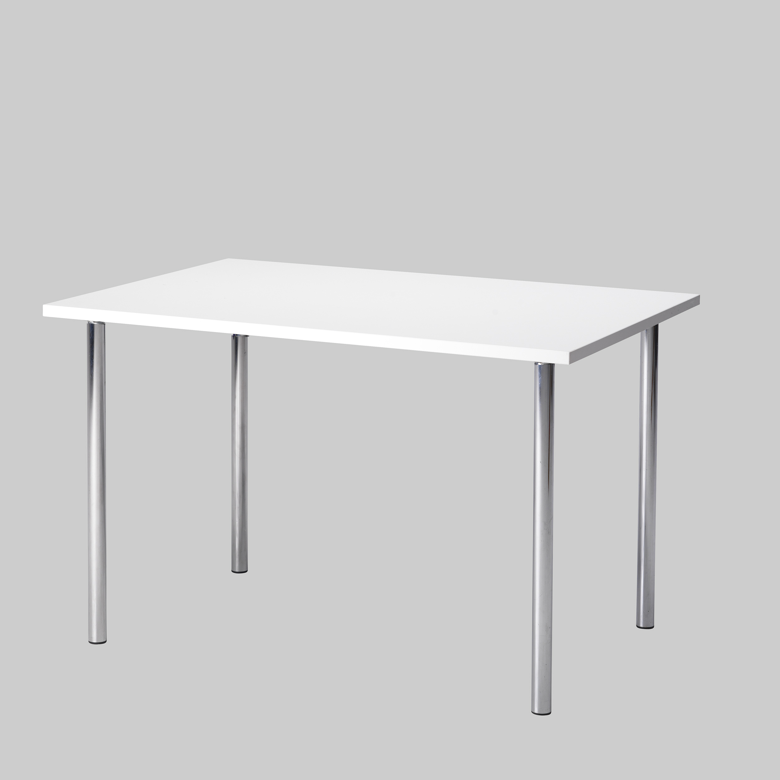 Sitztisch TWISTER 120×80 Weiss / Chrom mieten bei ADEXPO