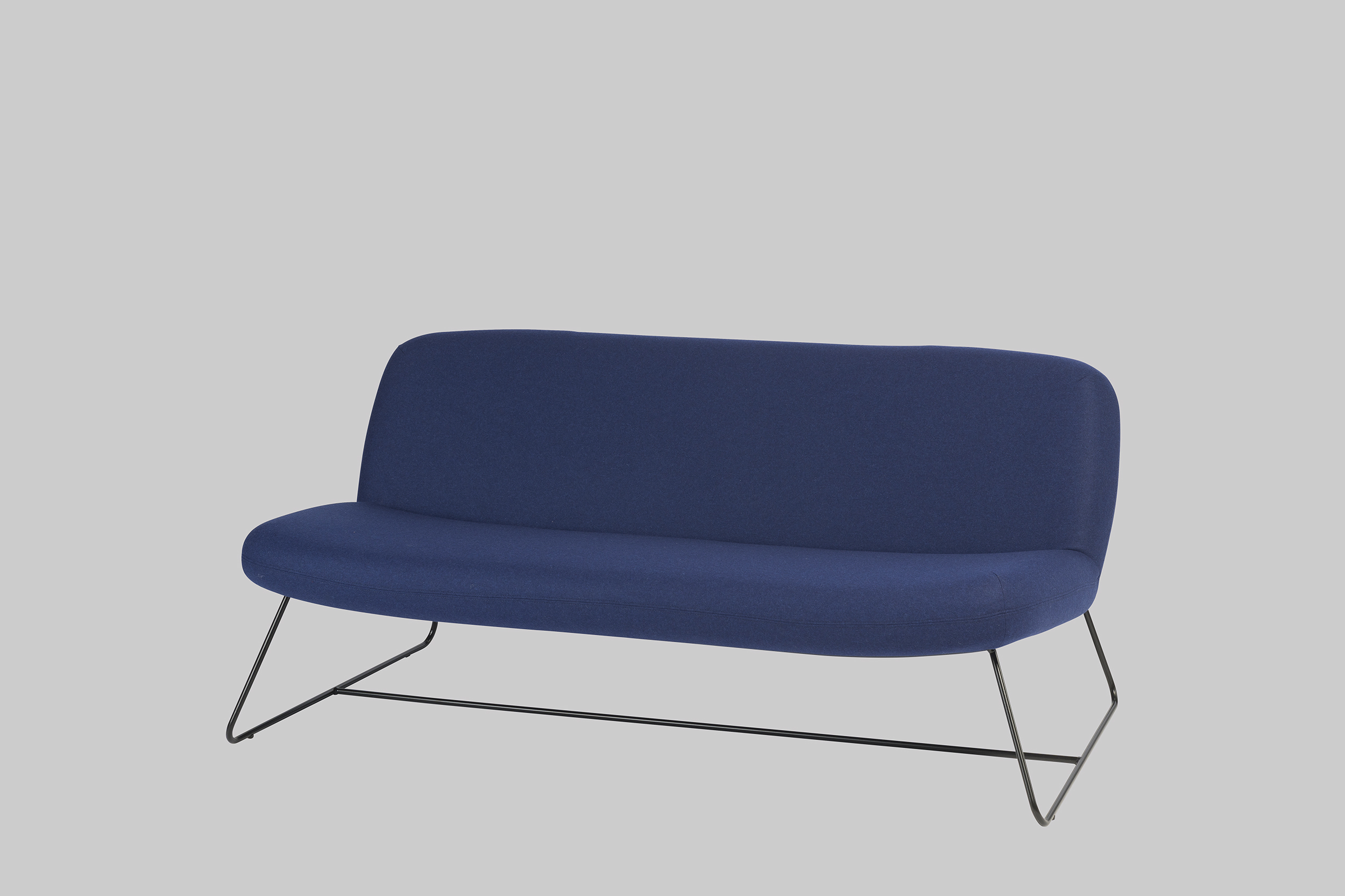 Sofa JAVA Dunkelblau / Schwarz mieten bei ADEXPO