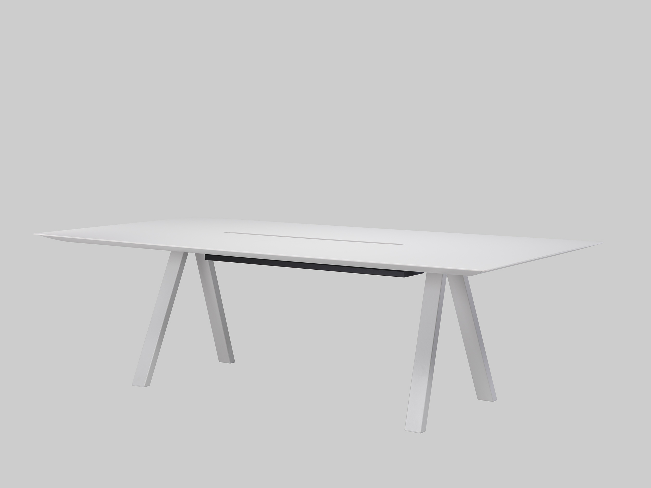 Sitztisch ARKI 240×120 Weiss / Weiss mieten bei ADEXPO
