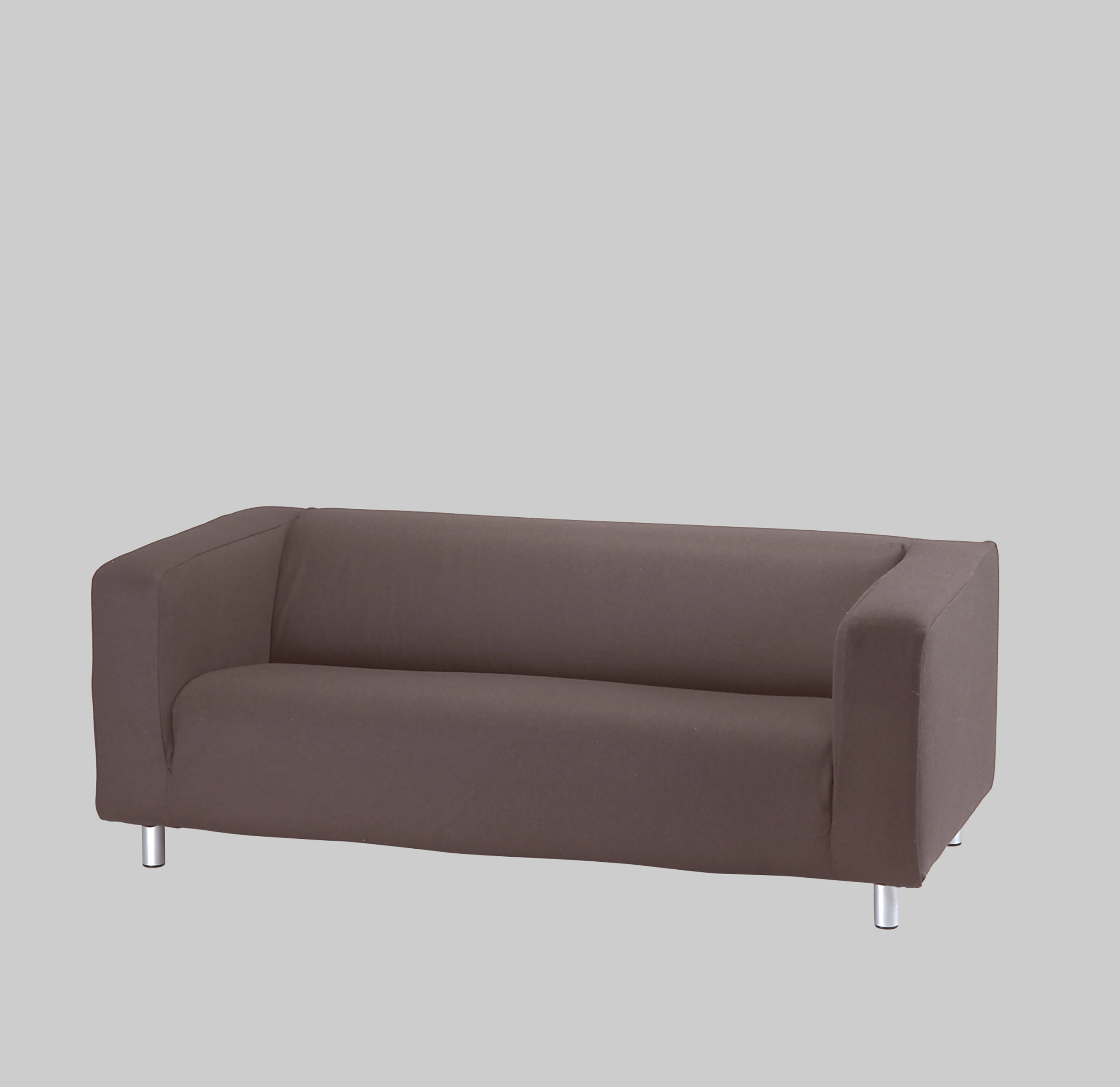 Sofa XADE Dunkelbraun / Aluminium mieten bei ADEXPO